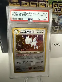 Light Togetic Japanese - PSA 8 - Neo Destiny Holo 176 - Pokemon - Image 2