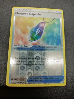 Memory Capsule Reverse Holo | MINT | Vivid Voltage 155/185 | Uncommon | Pokemon - Image 1