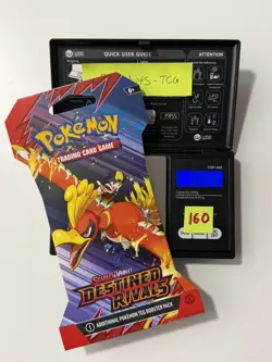 (HEAVY)🔥 32.55g Pokemon TCG Destined Rivals Sleeved Booster Pack Factory Sealed - Image 1