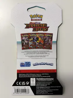 (HEAVY)🔥 32.55g Pokemon TCG Destined Rivals Sleeved Booster Pack Factory Sealed - Image 3