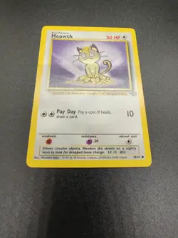 Meowth | LP | Jungle 56/64 | Common | Pokemon - Image 1