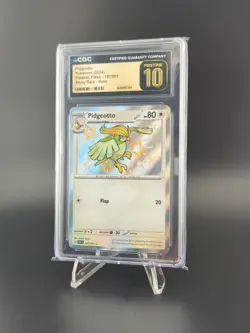 Pidgeotto Shiny Rare 197/091 CGC Pristine 10 Paldean Fates Pokemon - Image 1