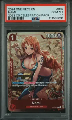 Nami (CS 2023 Celebration Pack) ST01-007 One Piece Promotion Cards PSA 10 - Image 1