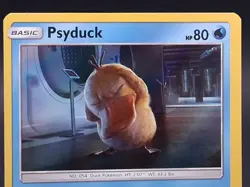 2019 Pokemon Detective Pikachu Psyduck 7/18 Holo NM Movie Promo TCG Art - Image 2