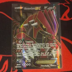 Pokemon TCG Groudon EX 106/108 Holo Rare Italian Basic 2012 HP 180 5ban Graphics - Image 1