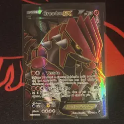 Pokemon TCG Groudon EX 106/108 Holo Rare Italian Basic 2012 HP 180 5ban Graphics - Image 4