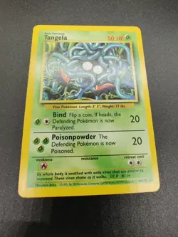 Tangela | MP | Base Set Unlimited 66/102 | Common | Pokemon - Image 1
