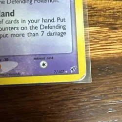 Pokemon Dusclops #7/107 Holo Rare - 2005 EX Deoxys - MP - Image 4