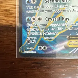 Pokemon Glaceon EX 116/124 Fates Collide NM, full art, ultra rare, holo - Image 5