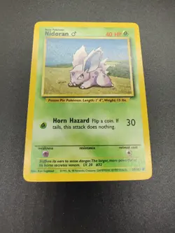 Nidoran | NM | Base Set Unlimited 55/102 | Common | Pokemon - Image 1