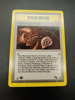 Mysterious Fossil | NM | Fossil 1st Edition 62/62 | Common | Pokemon - Image 1