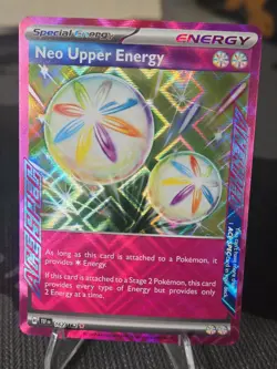 Neo Upper Energy 162/162: Temporal Forces Ace Spec Holo Pokemon TCG - Image 1