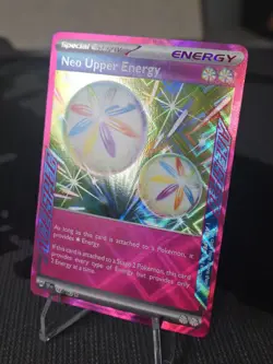 Neo Upper Energy 162/162: Temporal Forces Ace Spec Holo Pokemon TCG - Image 2