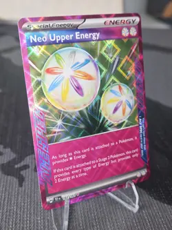 Neo Upper Energy 162/162: Temporal Forces Ace Spec Holo Pokemon TCG - Image 3