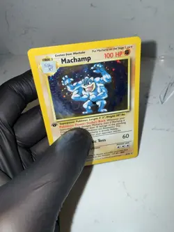 Pokemon Machamp Deck Exclusives Holo Rare 1st Edition 008/102 100 HP English - Image 3