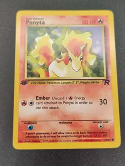 Ponyta | NM/M | Team Rocket 1st Edition 64/82 | Common | Pokemon - Image 1