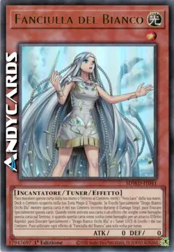 FANCIULLA DEL BIANCO • (Maiden Of White) • Ultra R • SDWD IT041 • 1Ed • Yugioh! - Image 1