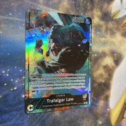 One Piece TCG Trafalgar Law OP10-022 Alt Art Leader! English! Near Mint! Rare! - Image 2