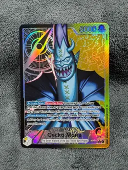 Gecko Moria Leader Alt Art OP14-080 THE AZURE SEA'S SEVEN One Piece TCG English - Image 1