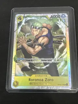 One Piece TCG English OP15-113 Roronoa Zoro SR Foil - Image 1