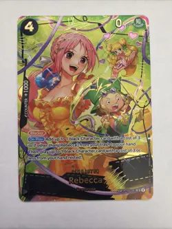 One Piece Rebecca SR OP05-091 Premium Booster Pb02 - Image 1