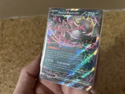 Pokemon TCG Shrouded Fable Fezandipiti EX Holo Rare Card 038/064 - Image 3