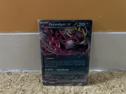 Pokemon TCG Shrouded Fable Fezandipiti EX Holo Rare Card 038/064 - Image 4