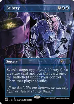 1 x Bribery - Secret Lair (411) - LP - Magic The Gathering - MTG - Image 1