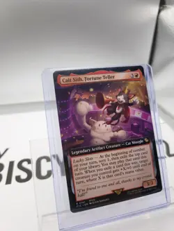 Cait Sith, Fortune Teller. Extended Art. FINAL FANTASY. MTG Magic The Gathering - Image 1