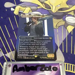 MTG - Squall, SeeD Mercenary - FOIL Borderless - Final Fantasy - FIN 0402 - Image 1