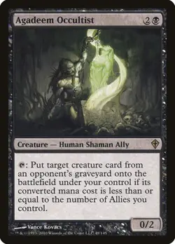 Agadeem Occultist - Foil Worldwake MP MTG - Image 1