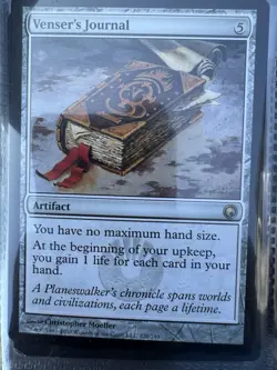 Venser's Journal Scars of Mirrodin MTG Magic the Gathering Rare Artifact - Image 1