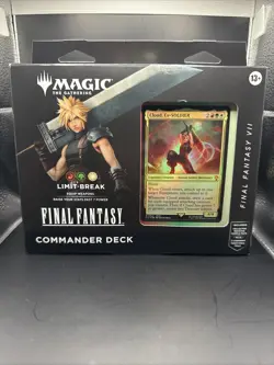 Magic The Gathering Final Fantasy VII Commander Deck - Cloud Limit Break IN HAND - Image 1