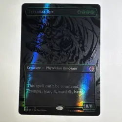 Tyrranax Rex (Oil Slick Raised Foil) Phyrexia: All Will Be One Foil - Image 1