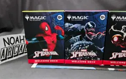 SDCC 2025 Magic The Gathering x Marvel Spider-Man Complete 5 Deck Set w/ Playmat - Image 3