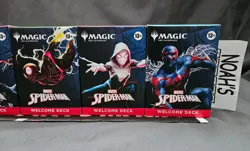 SDCC 2025 Magic The Gathering x Marvel Spider-Man Complete 5 Deck Set w/ Playmat - Image 4