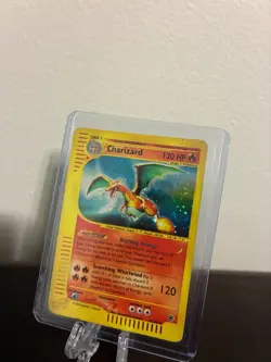 Charizard 6/165 Holo Rare Expedition Pokemon Card DMG/HP - Image 1