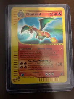 Charizard 6/165 Holo Rare Expedition Pokemon Card DMG/HP - Image 2