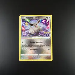Radiant Eevee SWSH230 Pokemon Go Holo Pokemon Card - Image 1