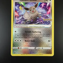 Radiant Eevee SWSH230 Pokemon Go Holo Pokemon Card - Image 3
