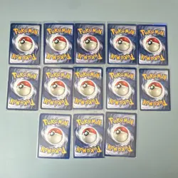 First Edition Pokemon Vintage Base Set Jungle Fossil TCG LOT 1999 (13 Cards) - Image 2