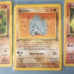 First Edition Pokemon Vintage Base Set Jungle Fossil TCG LOT 1999 (13 Cards) - Image 4