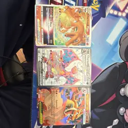 Pokemon TCG Holo Charizard VSTAR VMAX V Star Birth English 3-Card Lot - Image 1