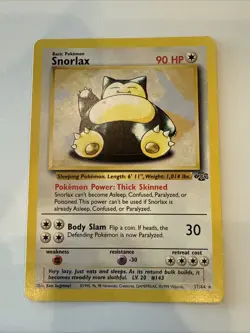 Pokemon TCG Snorlax Jungle Card 27/64 - Image 1