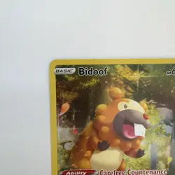 Bidoof GG29/GG70 Crown Zenith Galarian Gallery Full Art Holo Pokemon Card MINT - Image 3