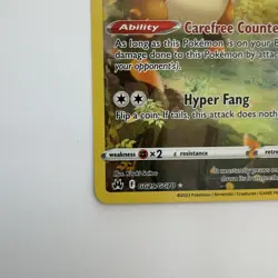 Bidoof GG29/GG70 Crown Zenith Galarian Gallery Full Art Holo Pokemon Card MINT - Image 5