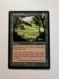 Summer Bloom - MTG Visions - NM - Image 1
