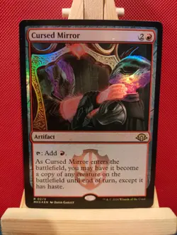Cursed Mirror FOIL - Modern Horizons 3 - Rare - NM (see pics) MTG - Image 1