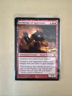 MTG Archetype of Aggression BNG 88 U NM Regular - Image 2