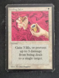 Healing Salve - Alpha - LP - MTG - Magic The Gathering - White - Instant - Image 1